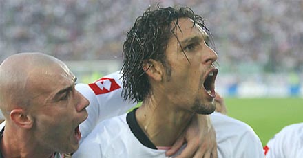 Amauri jubler etter Palermoscoring!
